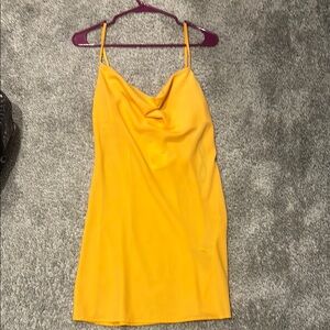 Forever 21 Yellow Mini Dress